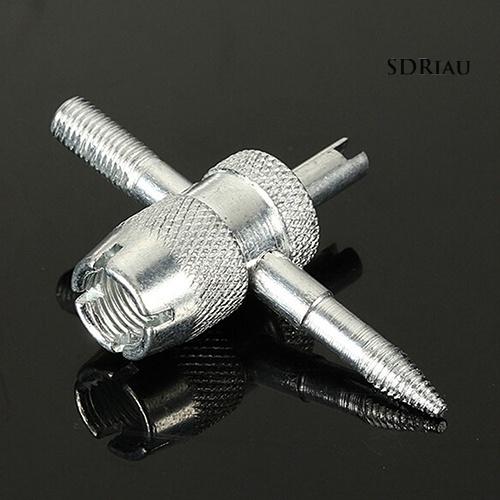 Bộ Dụng Cụ Sửa Chữa Van Xe 4 Đầu Kèm 4 Lõi Van Chuyên Dụng