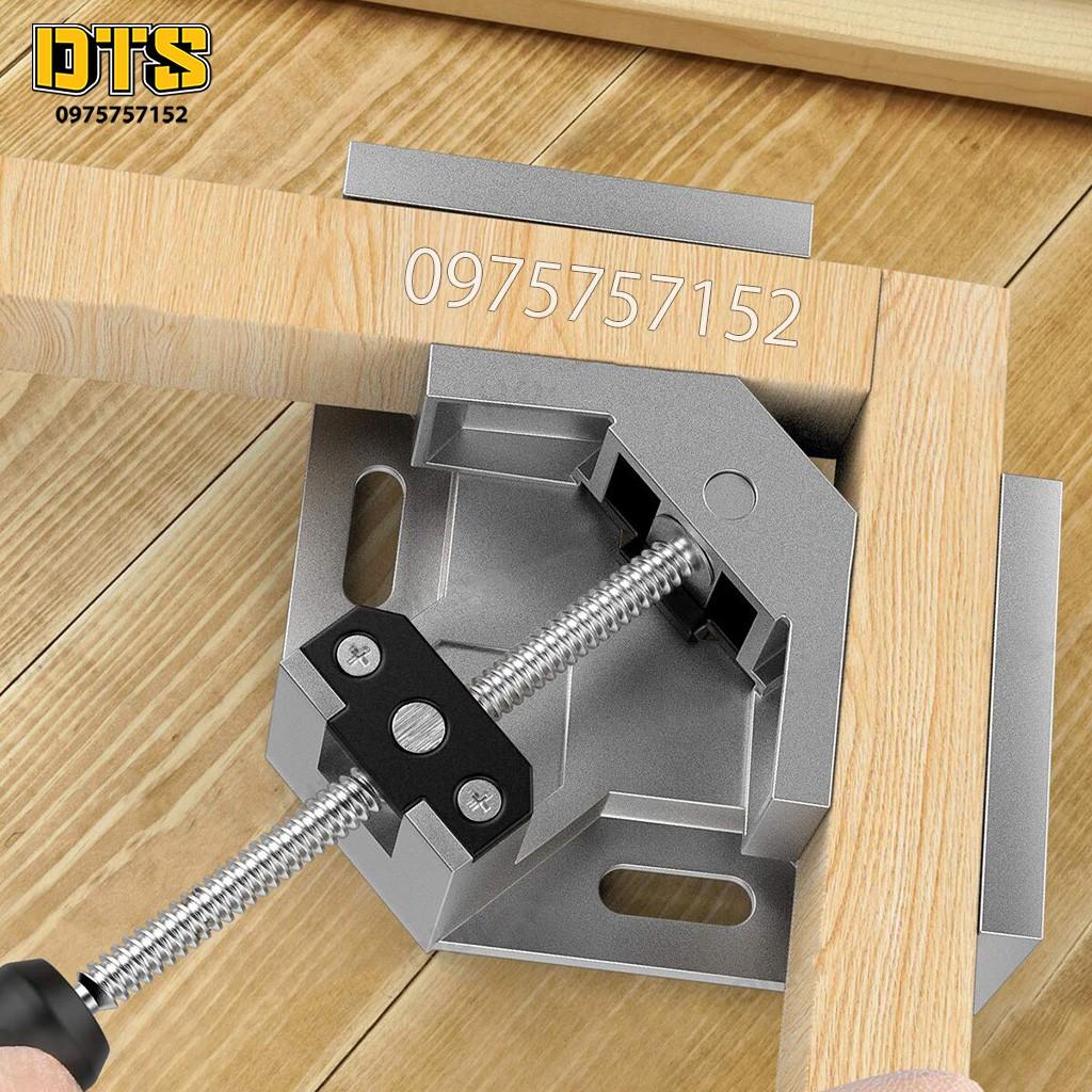 Ê tô kẹp góc vuông 1 tay loại lớn, vam vuông góc 90 độ hợp kim nhôm cao cấp, tay cầm bọc nhựa 2 lớp chống trượt