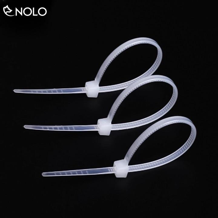 COMBO 160 SỢI DÂY RÚT NHỰA MÀU TRẮNG 3x100MM