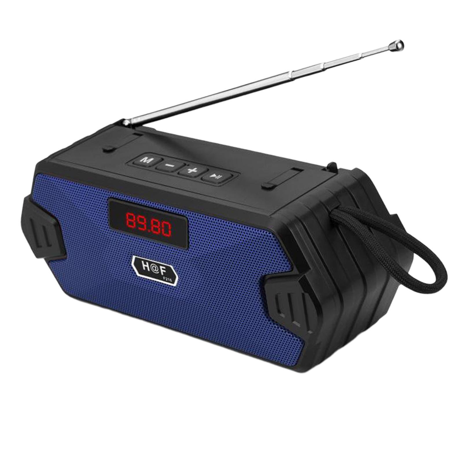 Portable Bluetooth Speaker FM Radio AUX TF MP3 Subwoofer Loudspeaker