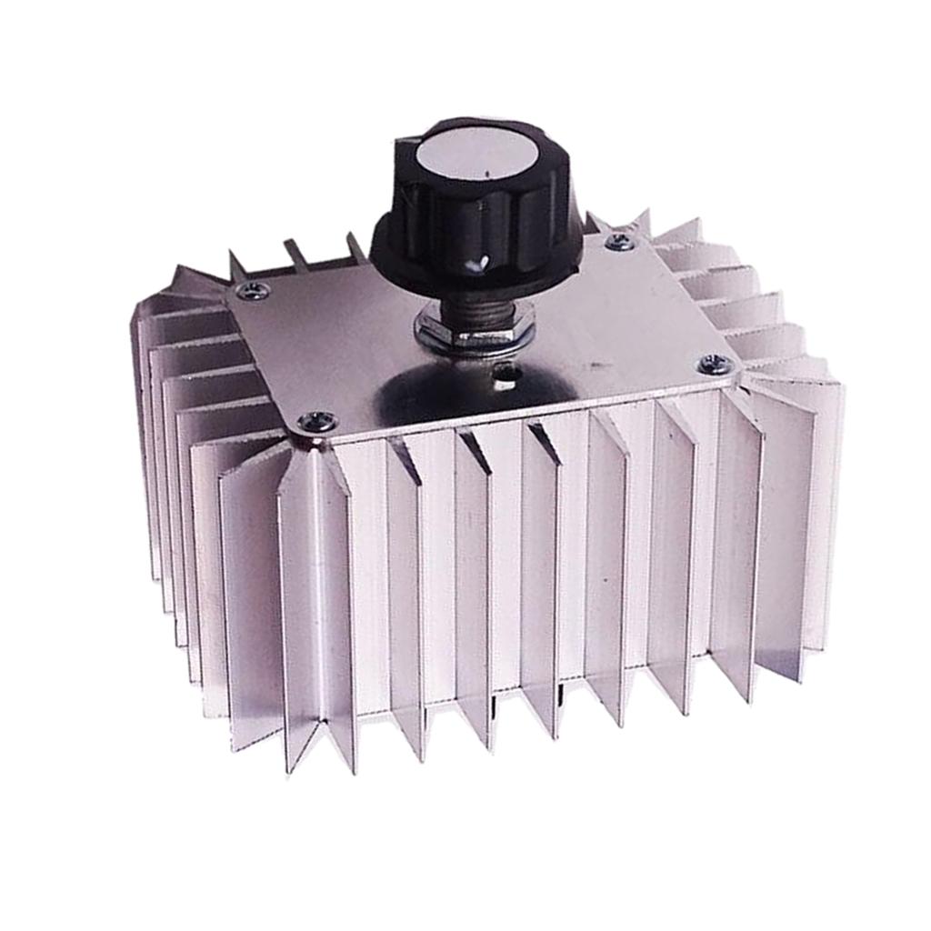 AC 220V 5000W SCR Điện Áp Điều Khiển Tốc Độ Mờ Dimmers Bình Giữ Nhiệt