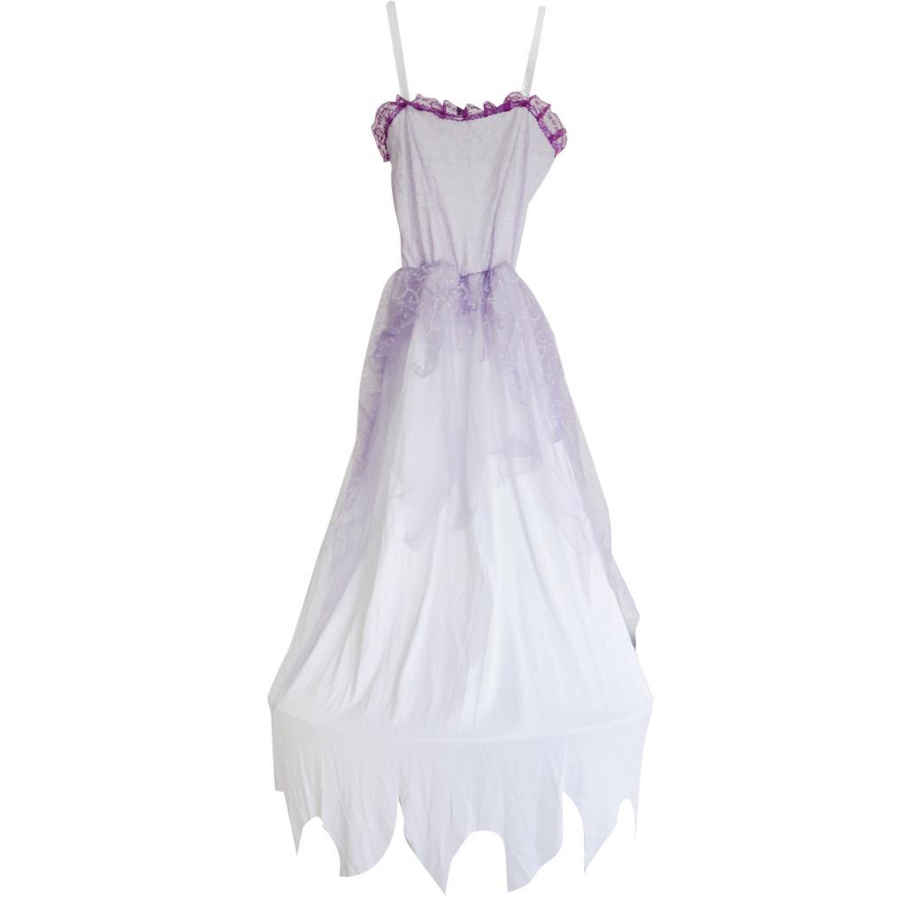 Halloween Zombie Ghost Bride Costume Dress Cosplay Halloween Fancy Dress