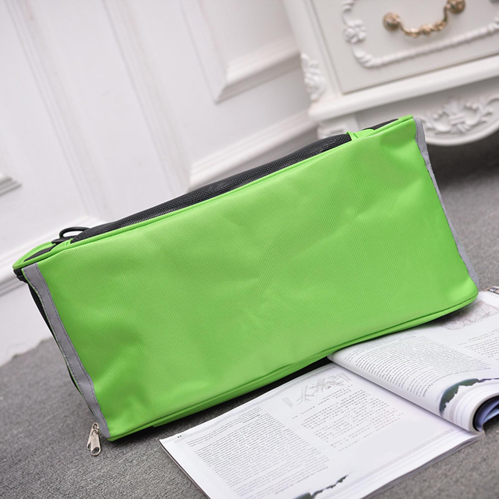 Pet Dog Cat Carrier Small Animal Backpack Travel Bag Heavy-duty Green S