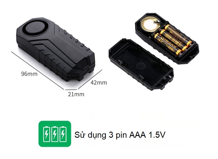 Thiết bị chống trộm có cảm biến rung SF22R