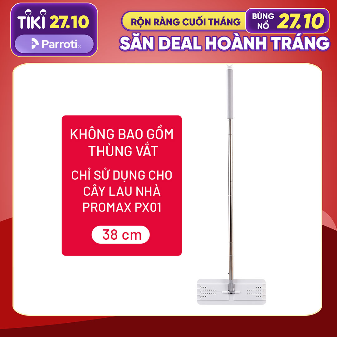 Cây lau nhà thay thế bộ lau nhà PX01 (Không bao gồm thùng vắt) - Parroti MOP-PX01