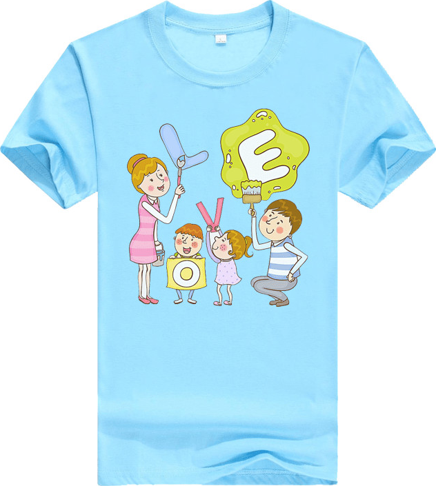 Áo gia đình đẹp cotton dày dặn mềm mát đủ size 5-110kg - GĐ001