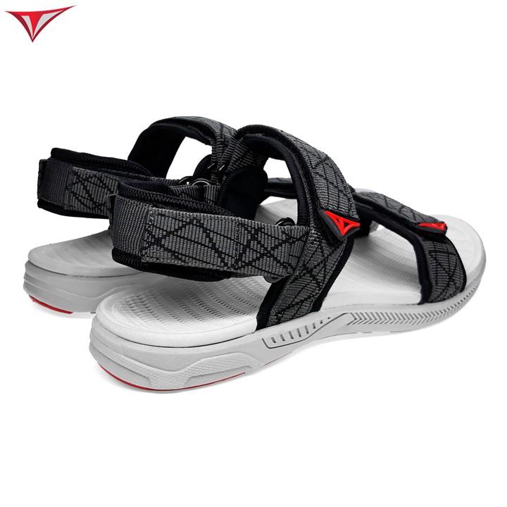 Giày Sandal Nam Việt Thủy Quai Ngang Xám - VT03