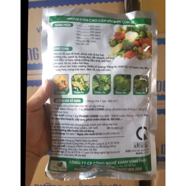 Phân bón Vi Lượng xanh 1kg, Ra rễ cực mạnh, bật mầm chồi, lớn củ, to quả, mẩy hạt