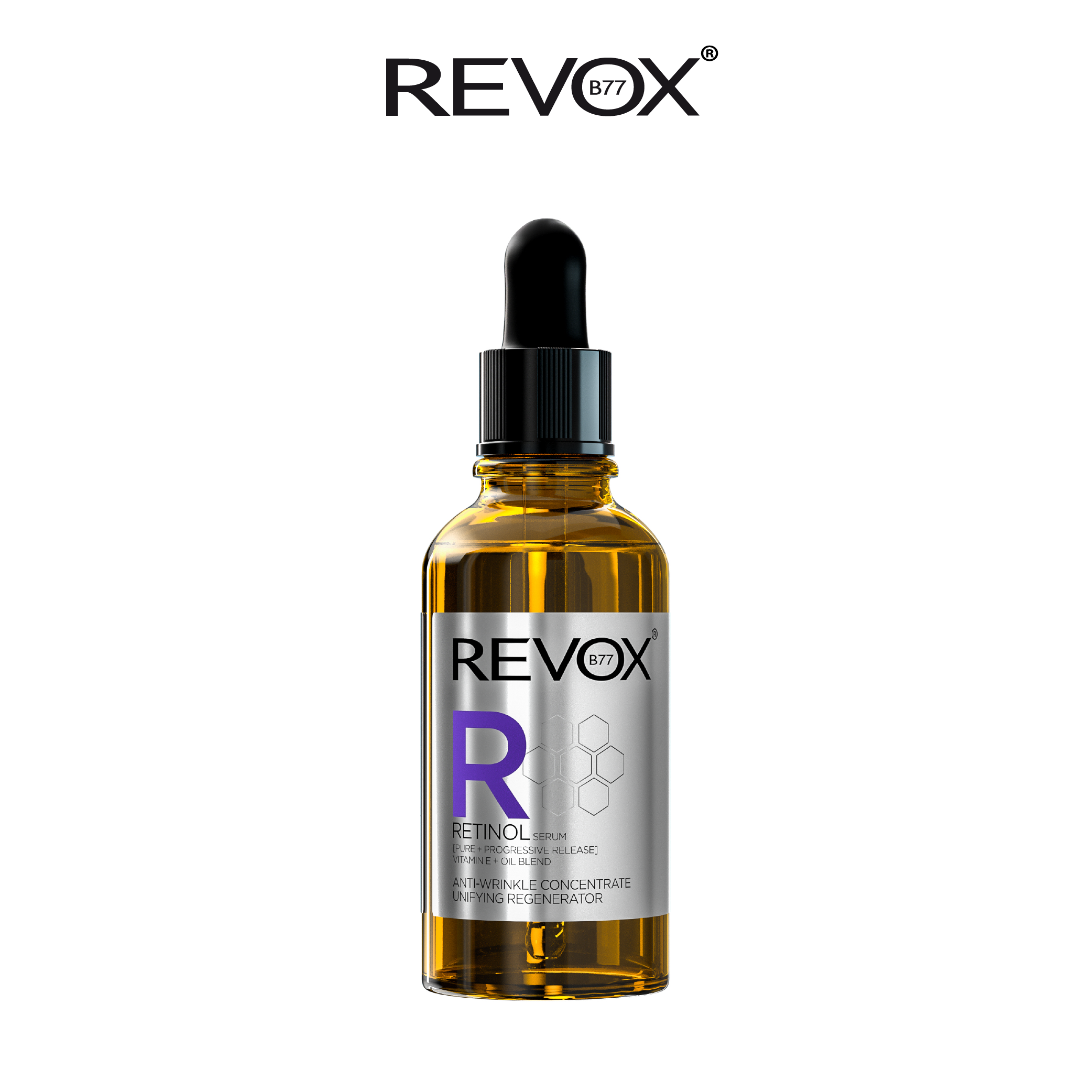 Serum ngăn ngừa lão hóa chứa retinol cho da mặt Revox B77 R Retinol - 30ml; chỉ dùng ngoài da