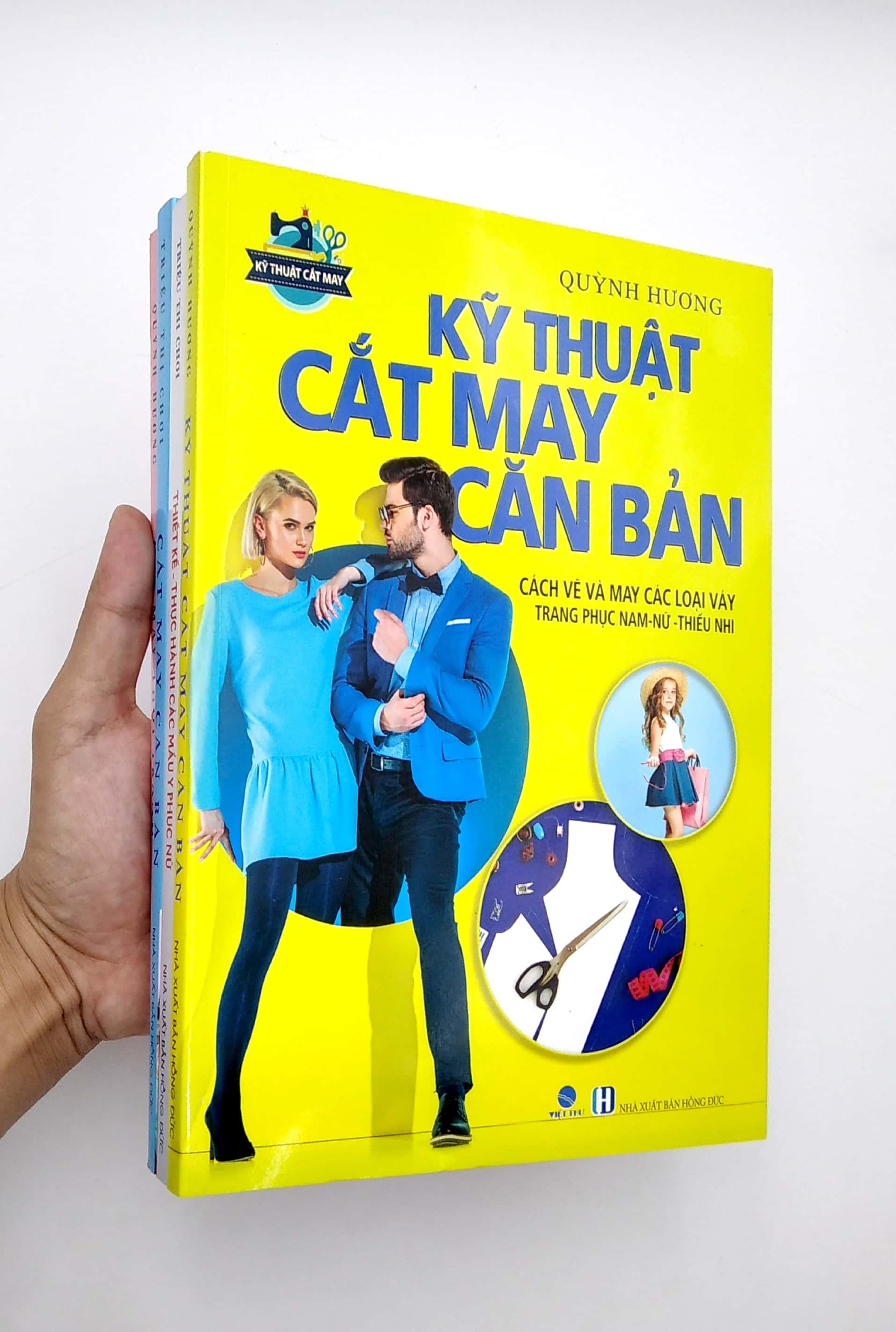 Bộ Sách Cắt May Căn Bản + Kỹ Thuật Cắt May Căn Bản + Cắt May Thời Trang + Thiết Kế Thực Hành Các Mẫu Y Phục Nữ