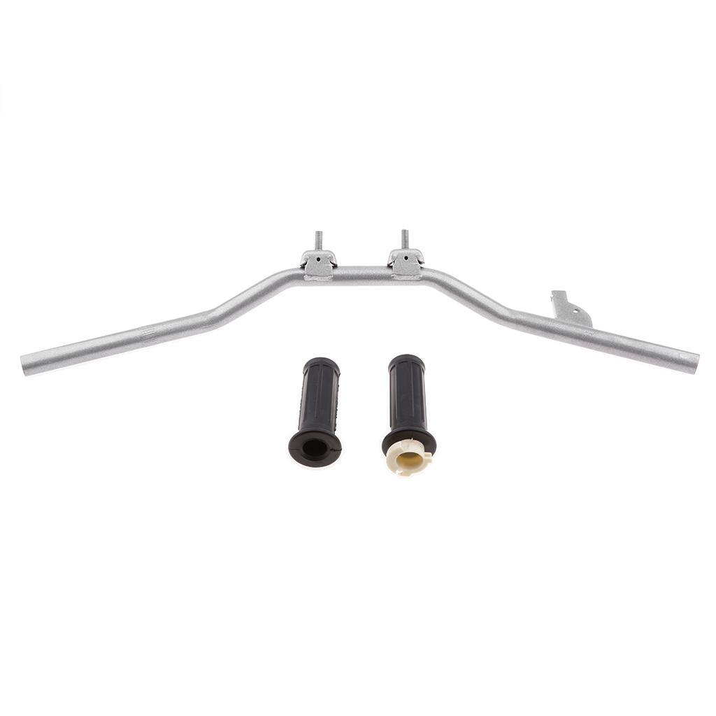 Brake Lever Set Front Rear & Black Handlebar Grips for  PW50