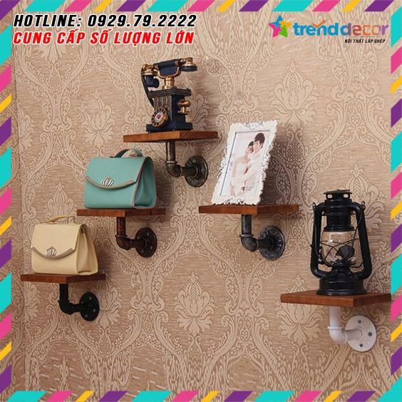 Bộ 3 Kệ mini treo tường