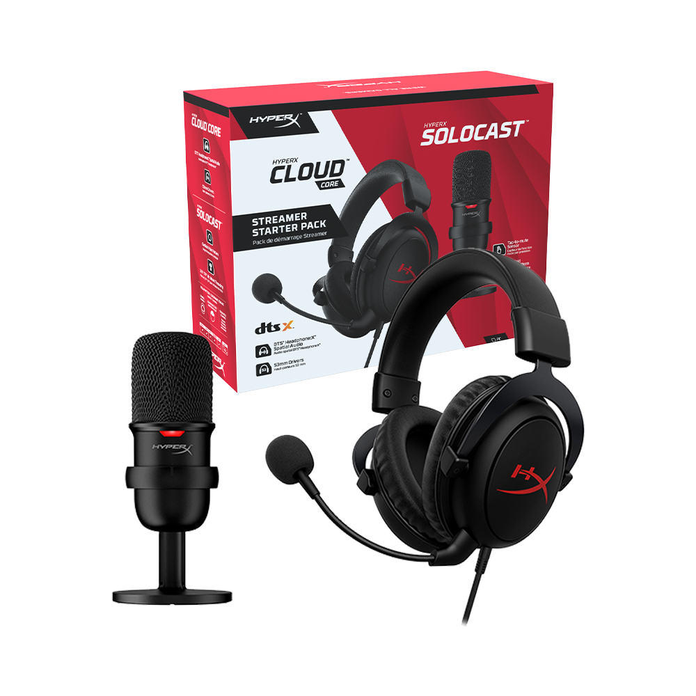 Bộ thiết bị Stream HyperX Streamer Bundle HBNDL0001 - Hàng Chính Hãng