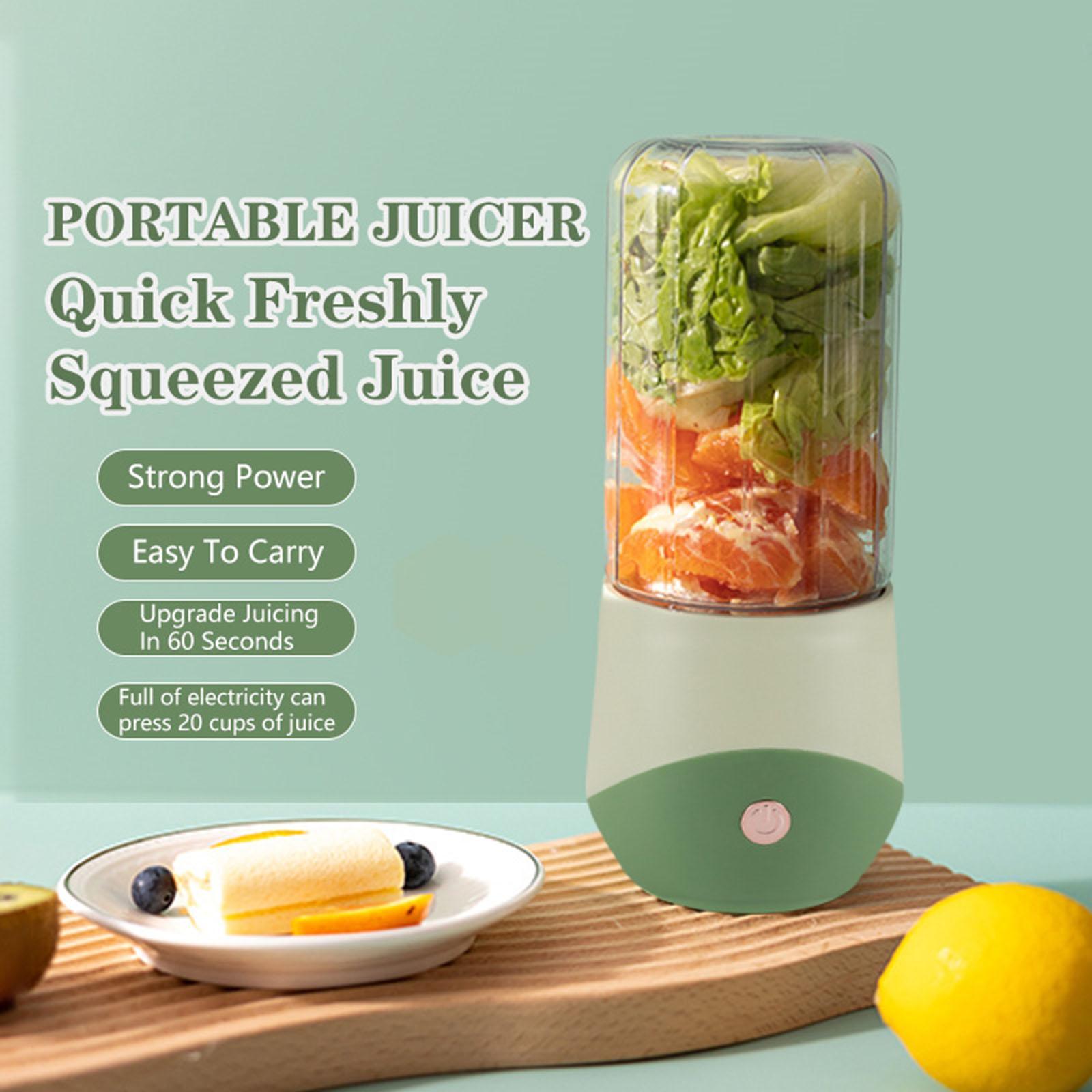 Multifunctional Electric Juicer Cup USB Rechargeable for Office Making Juice