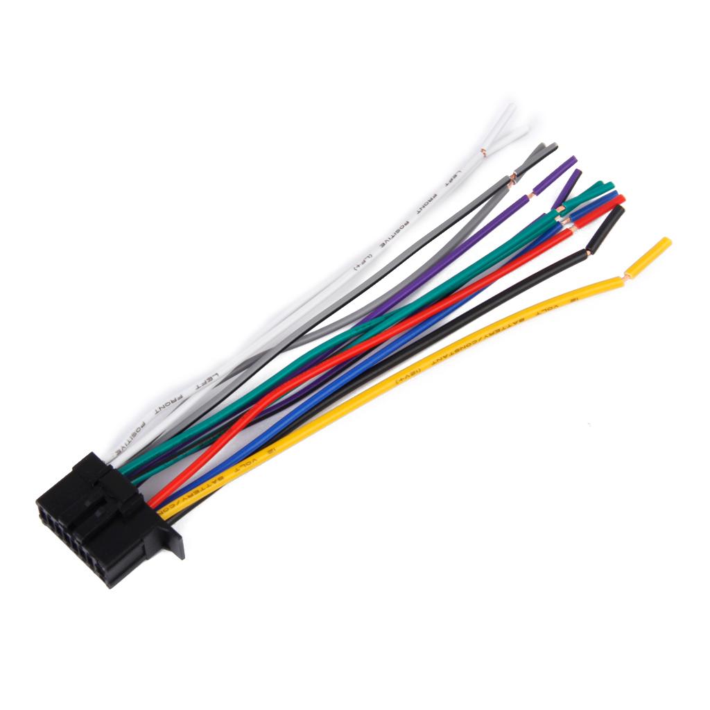 2pcs 16Pin Car Radio Stereo Wire Harness Power Plug Cable For Pioneer 2350