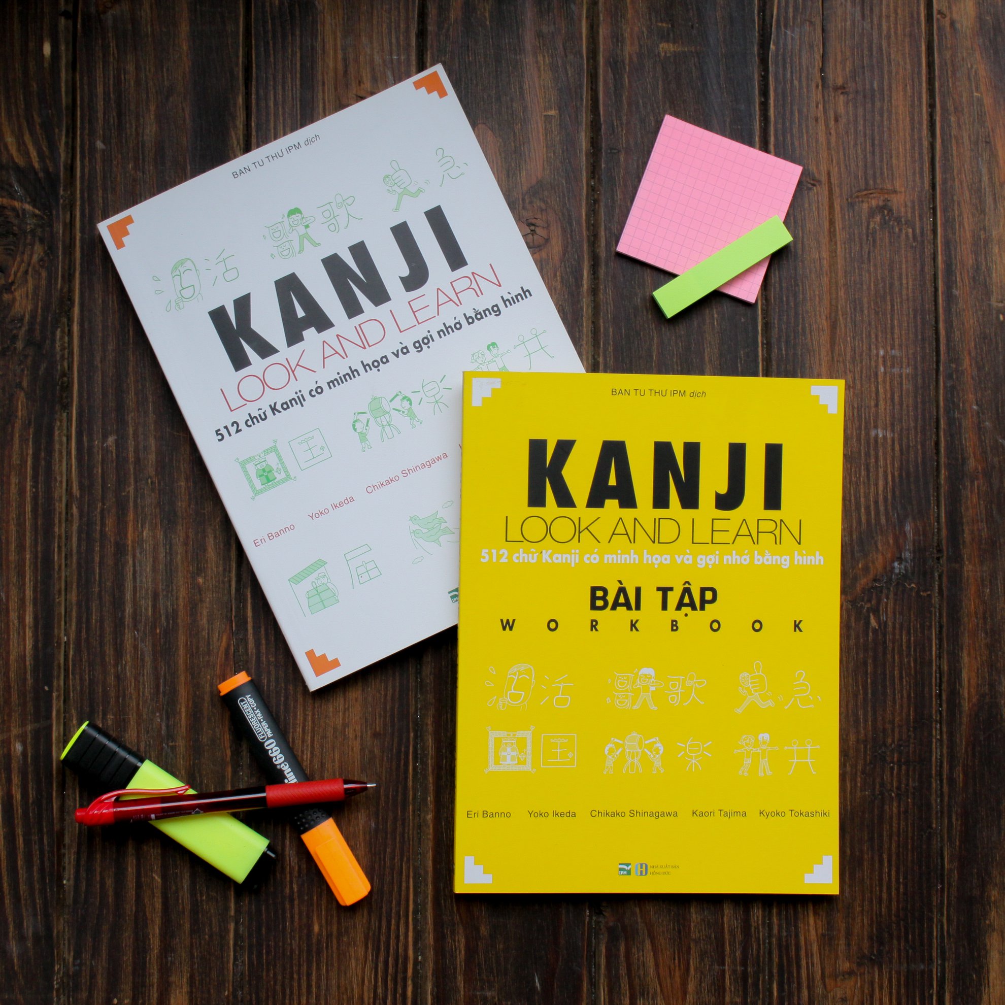 Combo Kanji Look And Learn - 512 Chữ Kanji Có Minh Họa Và Gợi Nhớ Bằng Hình