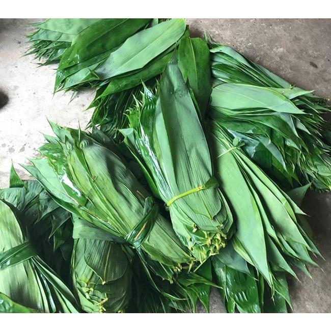 60 lá tre tươi loại to đại gói bánh - hàng sạch nhà trồng, lá chọn to đẹp