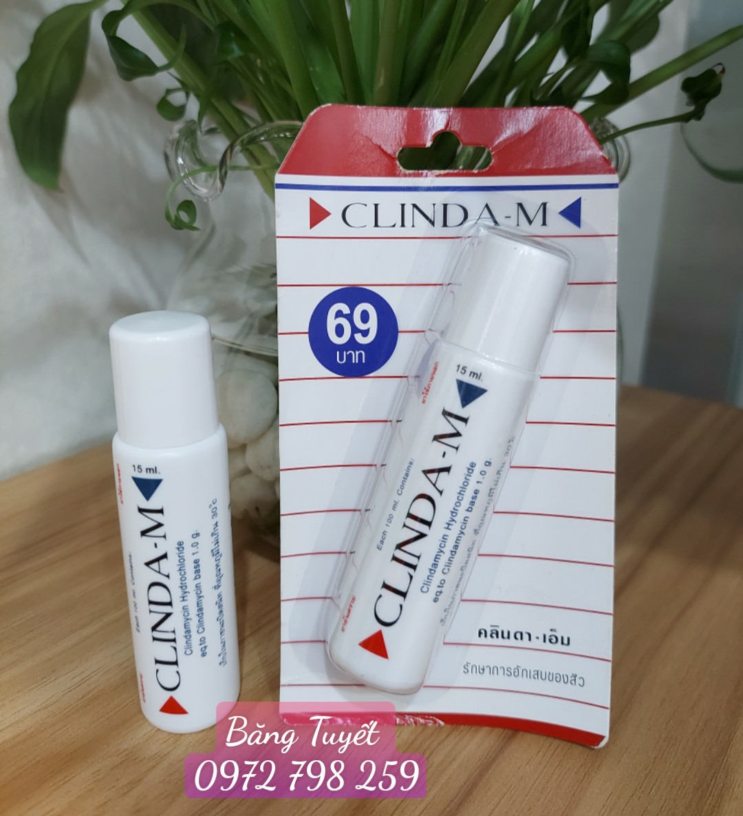 Serum Chấm Loại Bỏ Mụn CLINDA-M 15ml Thái Lan