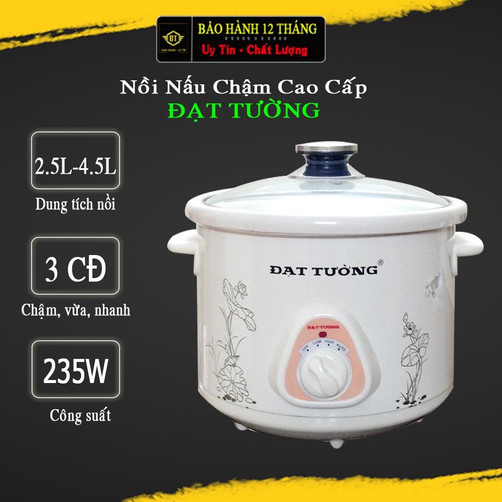 Nồi Nấu Chậm, Nồi Kho Cá Đa Năng, Hầm Gà Nguyên Con, Nồi Nấu Cháo Đạt Tường