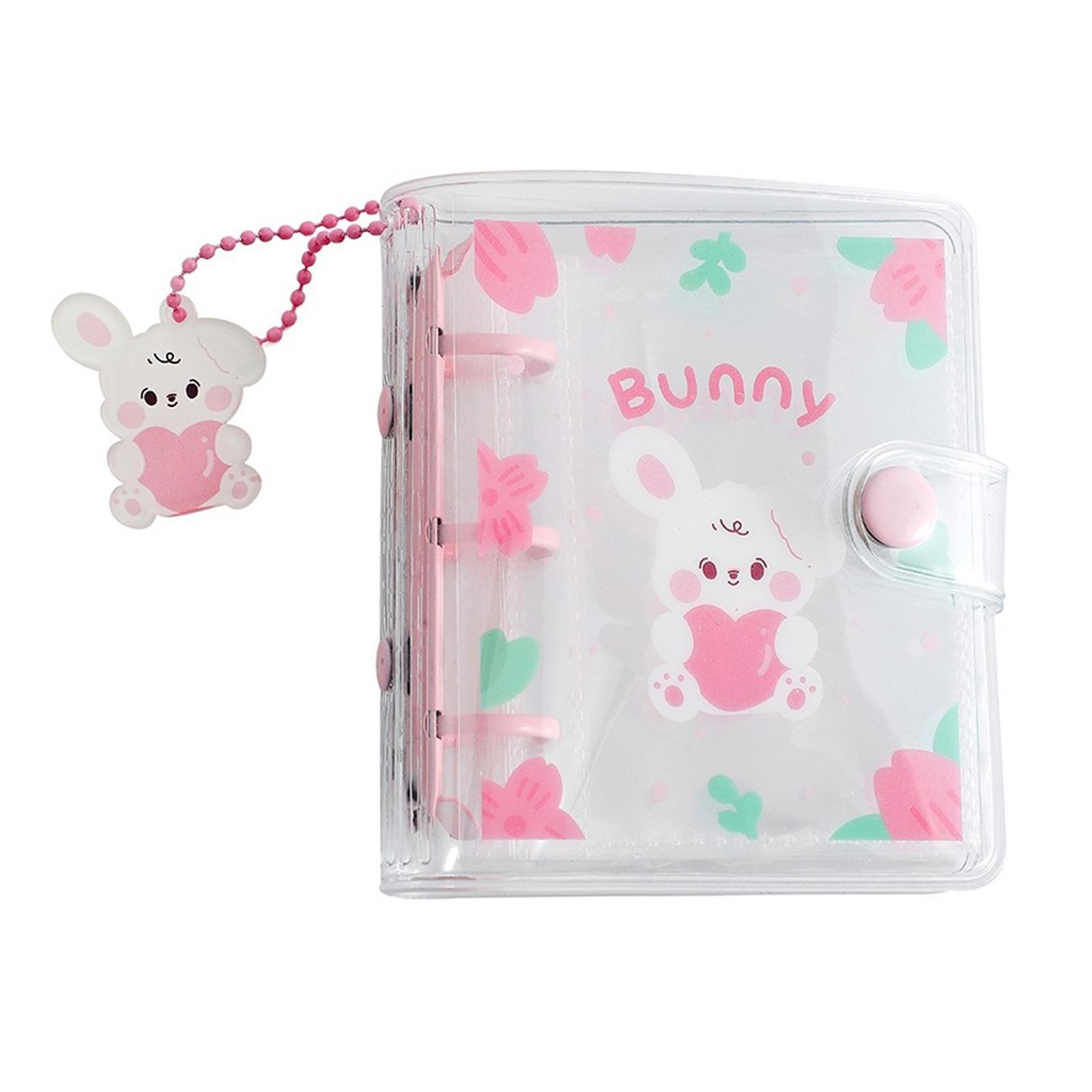 Mini Photo Album, Photo Card Holder with Pendant 10 Pockets