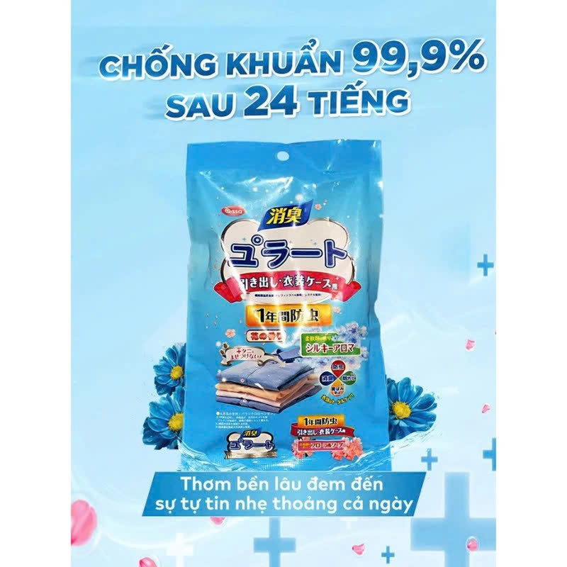 48 gói hút ẩm chống mốc dạng treo dùng cho tủ quần áo tủ giầy giúp hút ẩm quần áo tránh bị ẩm mốc