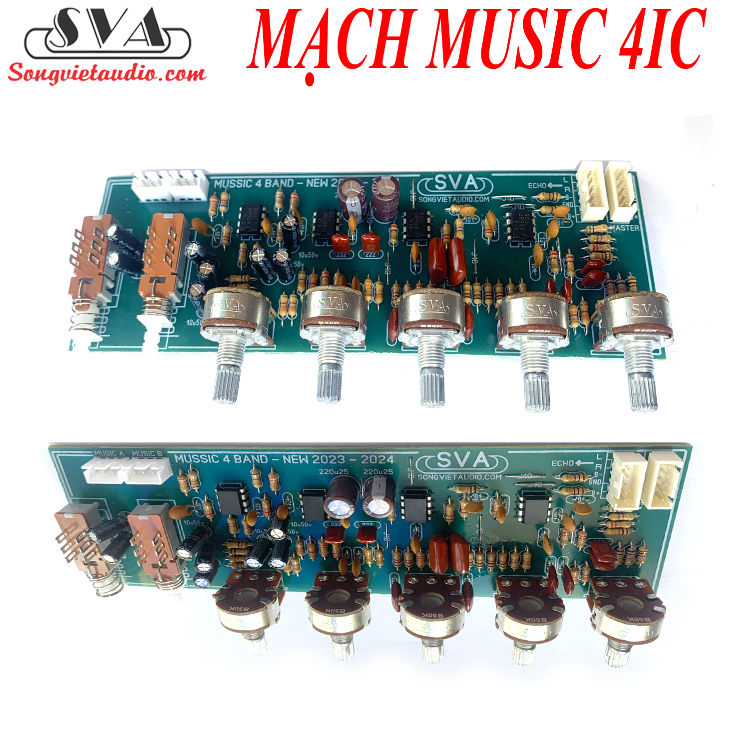 MẠCH MUSIC 4 IC - LOUNDNESS - KÈM DÂY
