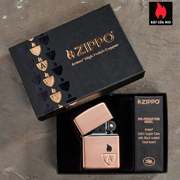 Bật Lửa Zippo 46171 – Zippo Armor Solid Copper Case