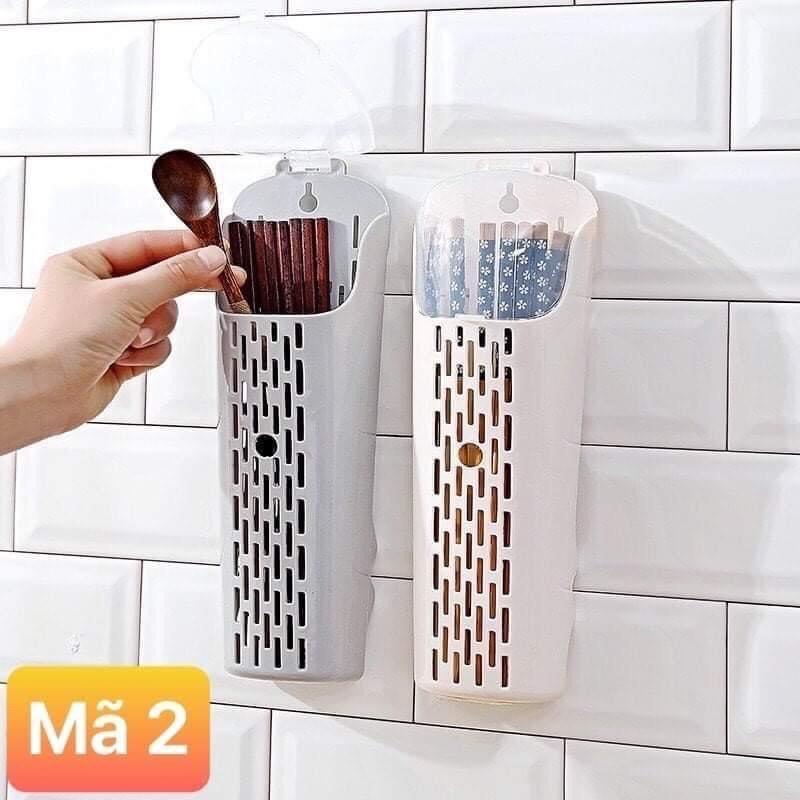 Ống đựng đũa dán tường