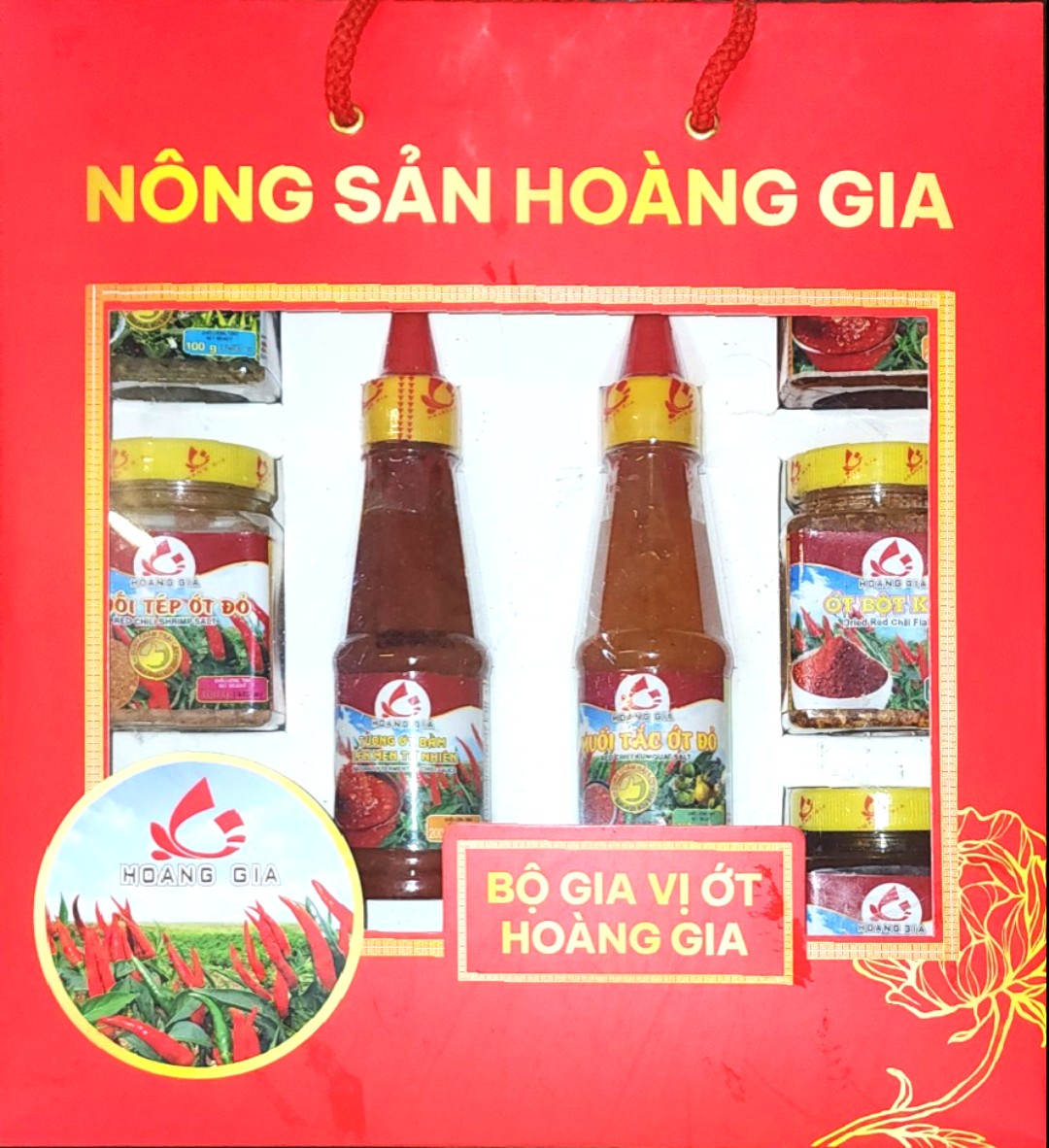 Đặc Sản Bình Thuận -Bộ gia vị ớt Hoàng Gia- Ocop 3 Sao