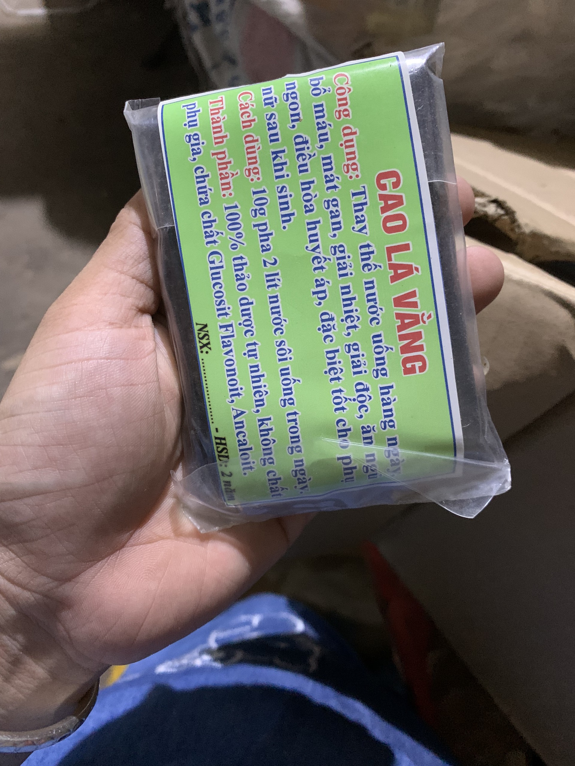 Cao lá vằng quảng trị 100gram