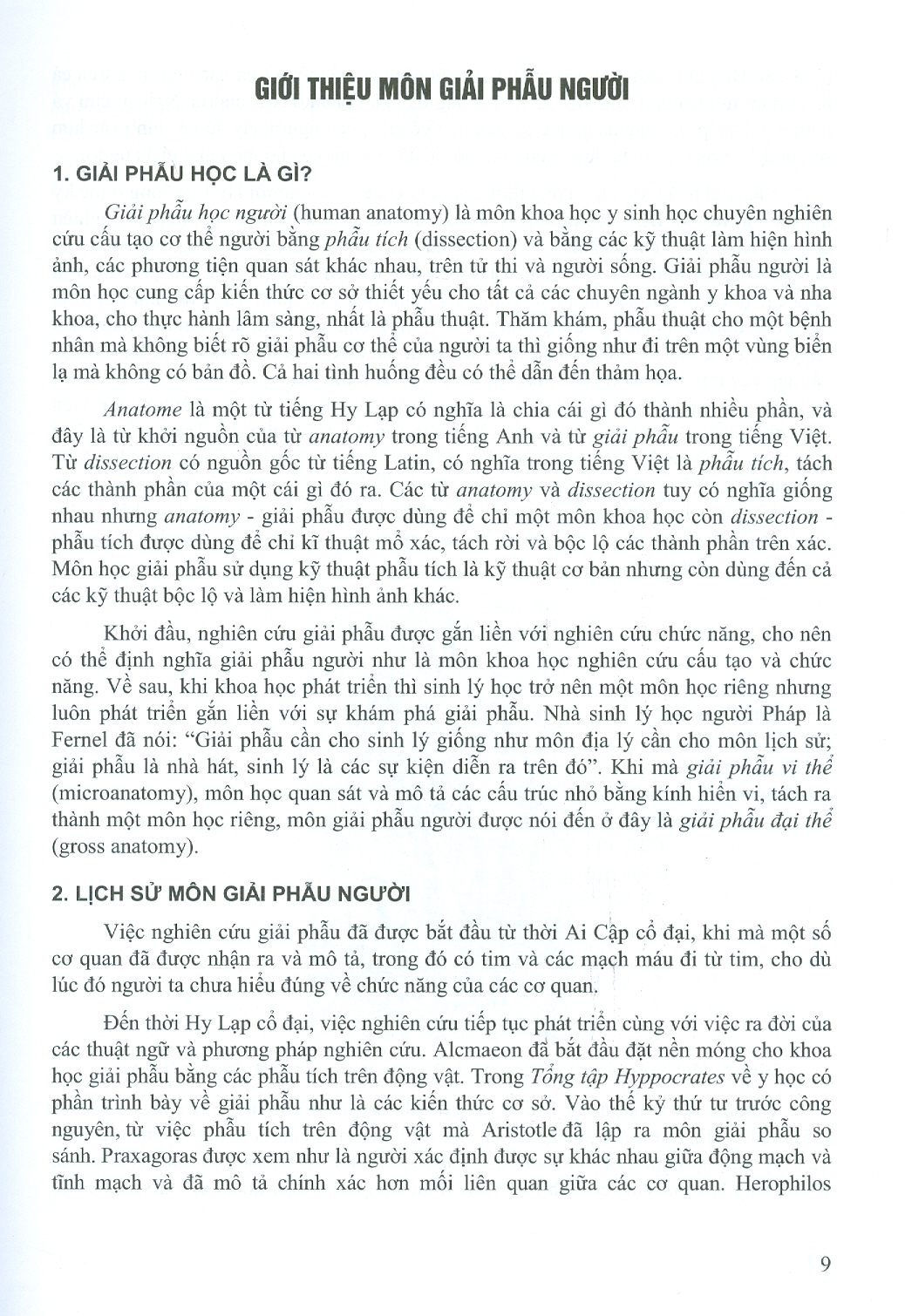 GIẢI PHẪU NGƯỜI (Dùng cho sinh viên hệ bác sĩ) (Bộ Môn Giải Phẫu - Trường Đại Học Y Hà Nội)