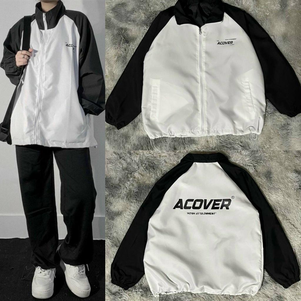Áo khoác dù ACOVER Jacket 2 Lớp Unisex  Áo Gió Bomber Bóng Chày Chống Nắng nhìn cực ngầu phá cách, chất vải mịn không xù
