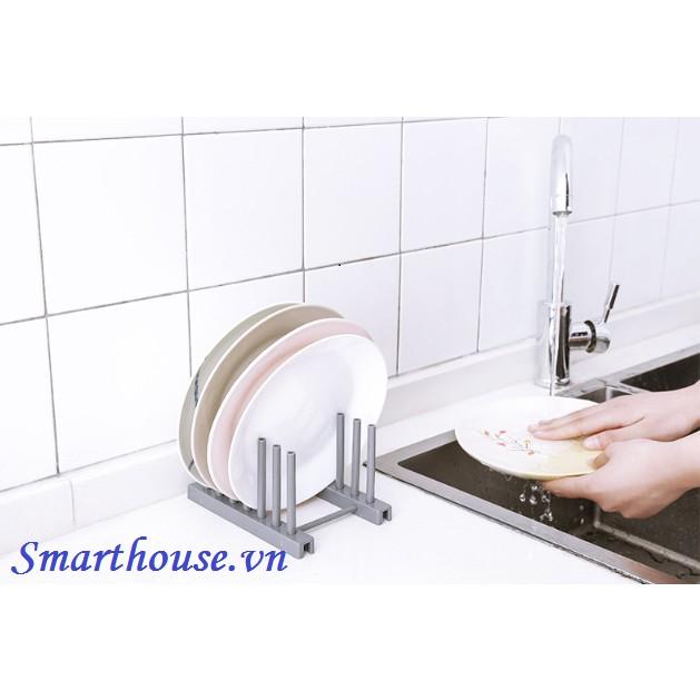 Thanh giá để chén đĩa, vung nồi ,nắp cho nhà bếp