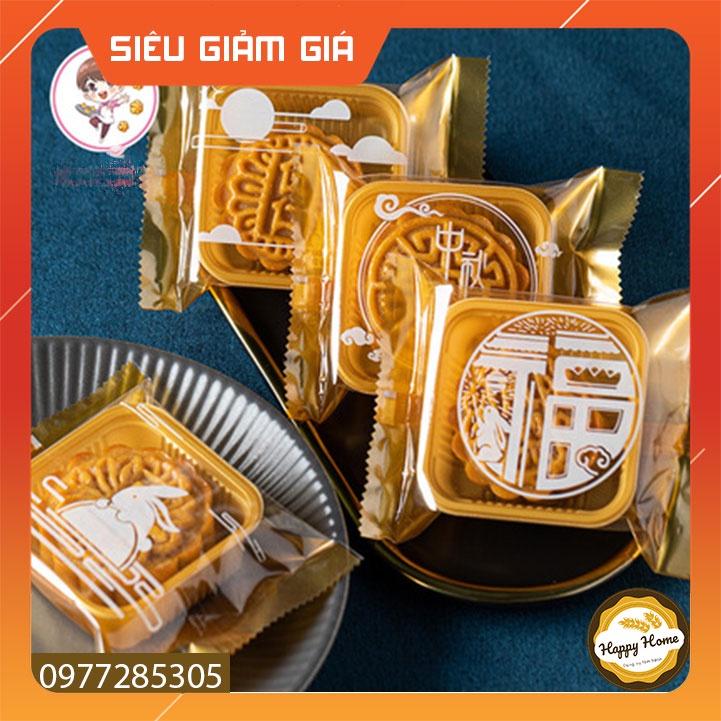 Túi đựng bánh trung thu, bánh quy hình hoa đào loại 50gr 75gr 100gr SIÊU ĐẸP