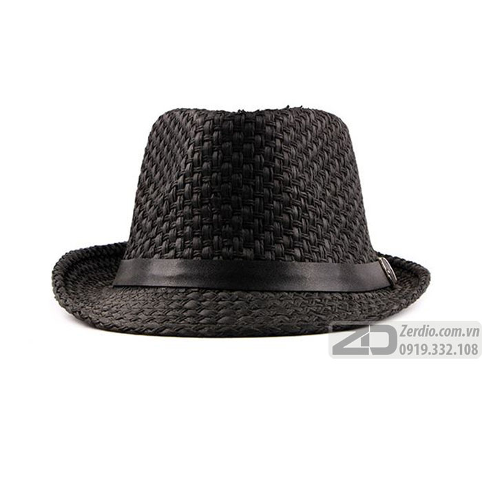 Mũ phớt, Nón cao bồi Fedora đan, thắt da cực chất cho nam và nữ