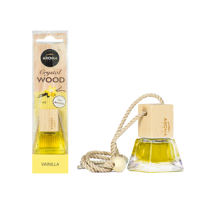 Tinh dầu treo  ô tô Aroma Car Crystal Wood 7ml - Vanilla (hương Vani)