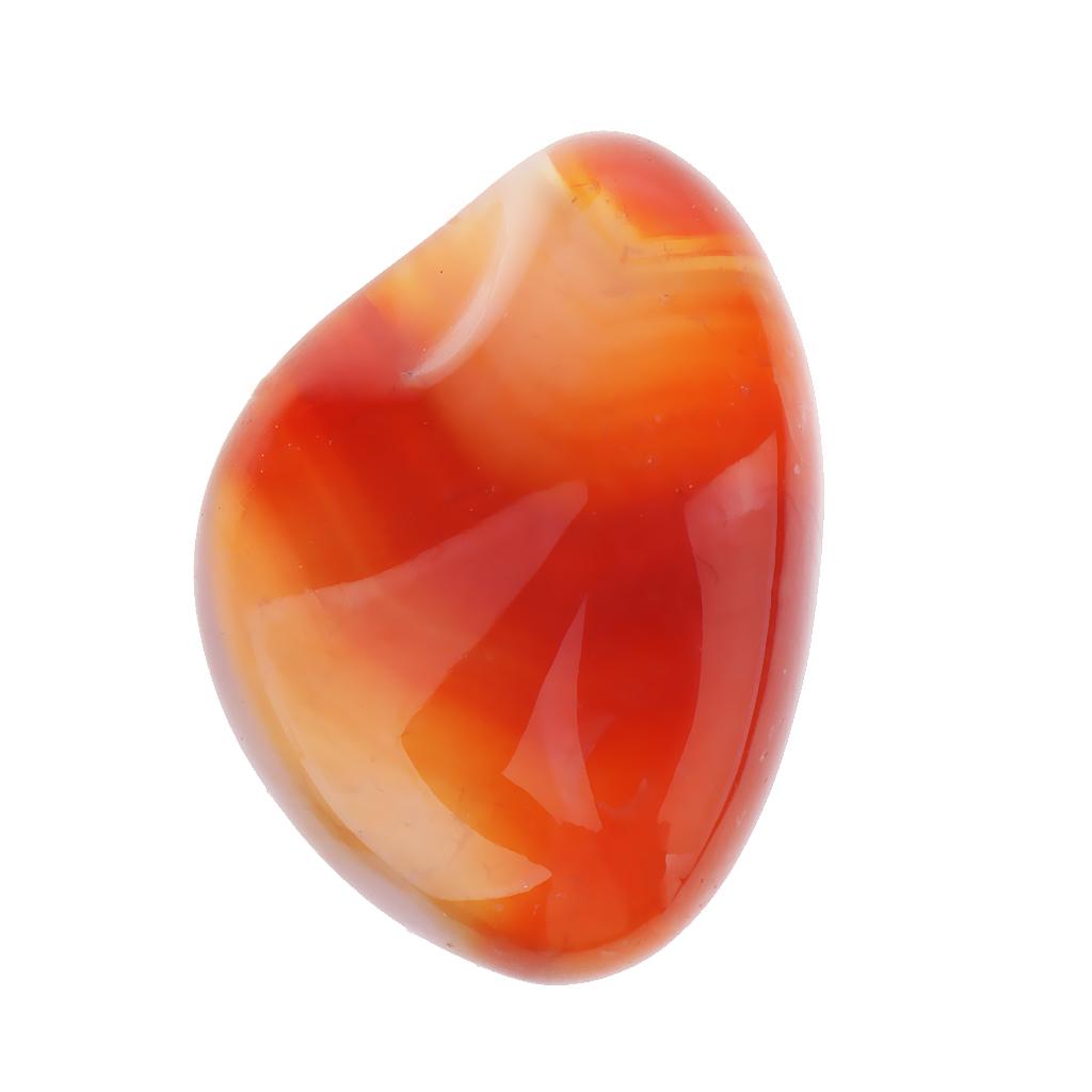 2x20-30mm Natural Agate Stone Feng Shui Reiki Ornament Stone Lucky Stone