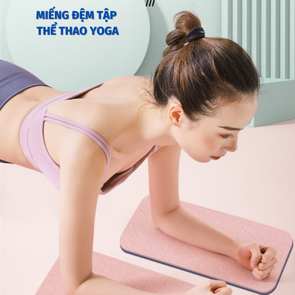 Đệm tập plank , đệm kê gối tập yoga, gym . đệm kê tay tập , miếng lót tập chống đấy