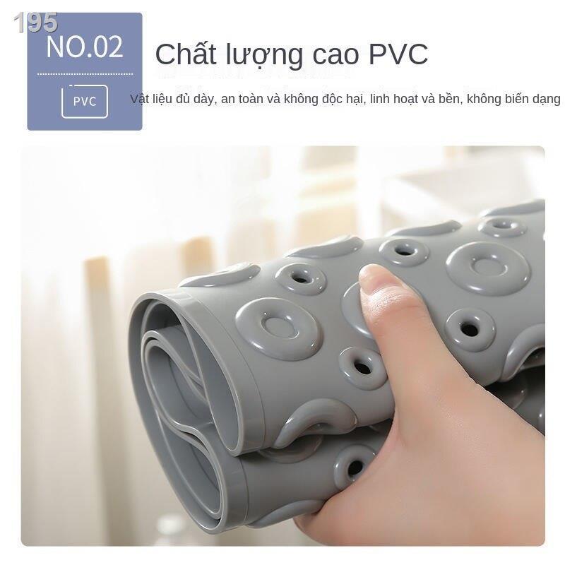 Thảm trải sàn nhà vệ sinh chống trượt lót chân ẩm dùng một lần bằng nhựa có cốc hút gia dụng không sợi tóc