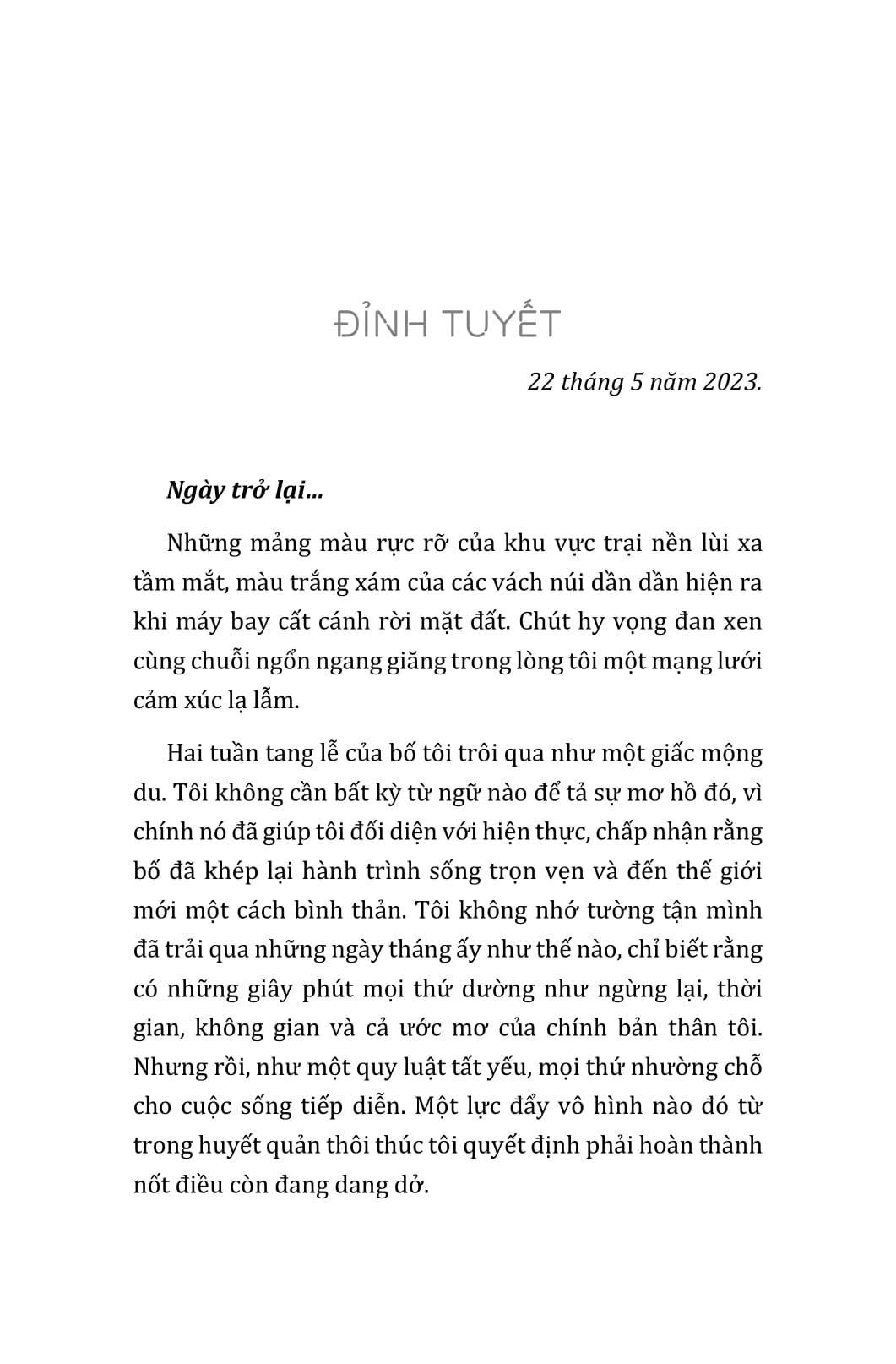 Sách - Đỉnh Tuyết
