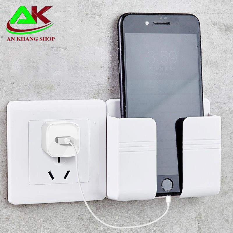 Giá đỡ gắn tường dùng để điện thoại - Remote - dây điện trong nhà