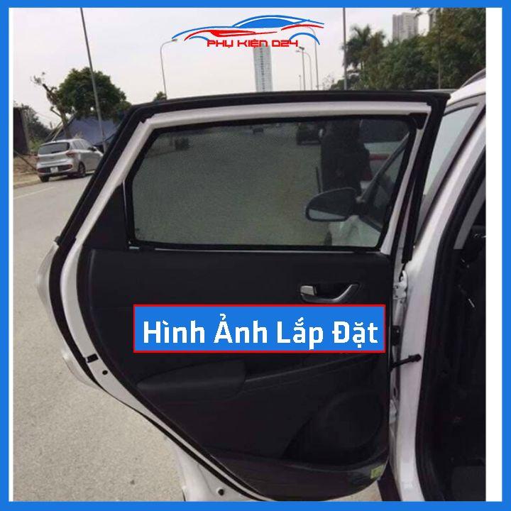 Bộ 4 rèm chắn nắng nam châm Mazda CX-5 2014-2015-2016-2017 khung cố định chống tia UV