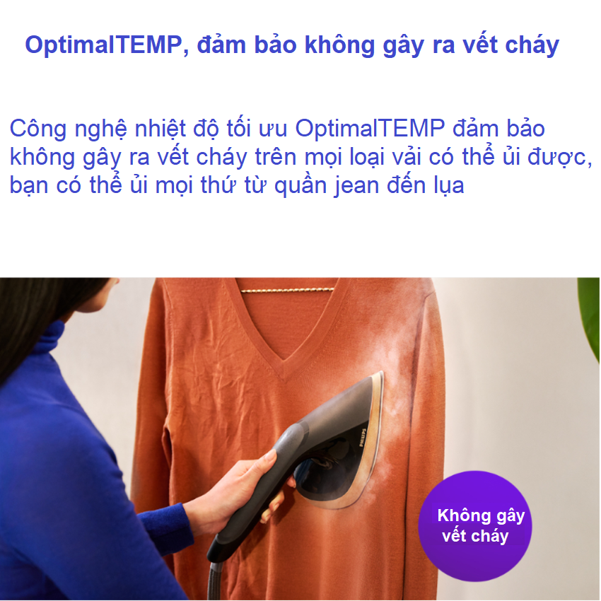 [BẢO HÀNH 24 THÁNG, HÀNG CHÍNH HÃNG] Bàn là, bàn ủi hơi nước dạng đứng đa năng chuyên nghiệp. Thương hiệu Hà Lan cao cấp Philips - AIS8540, Serial 8500, Công suất 2200W