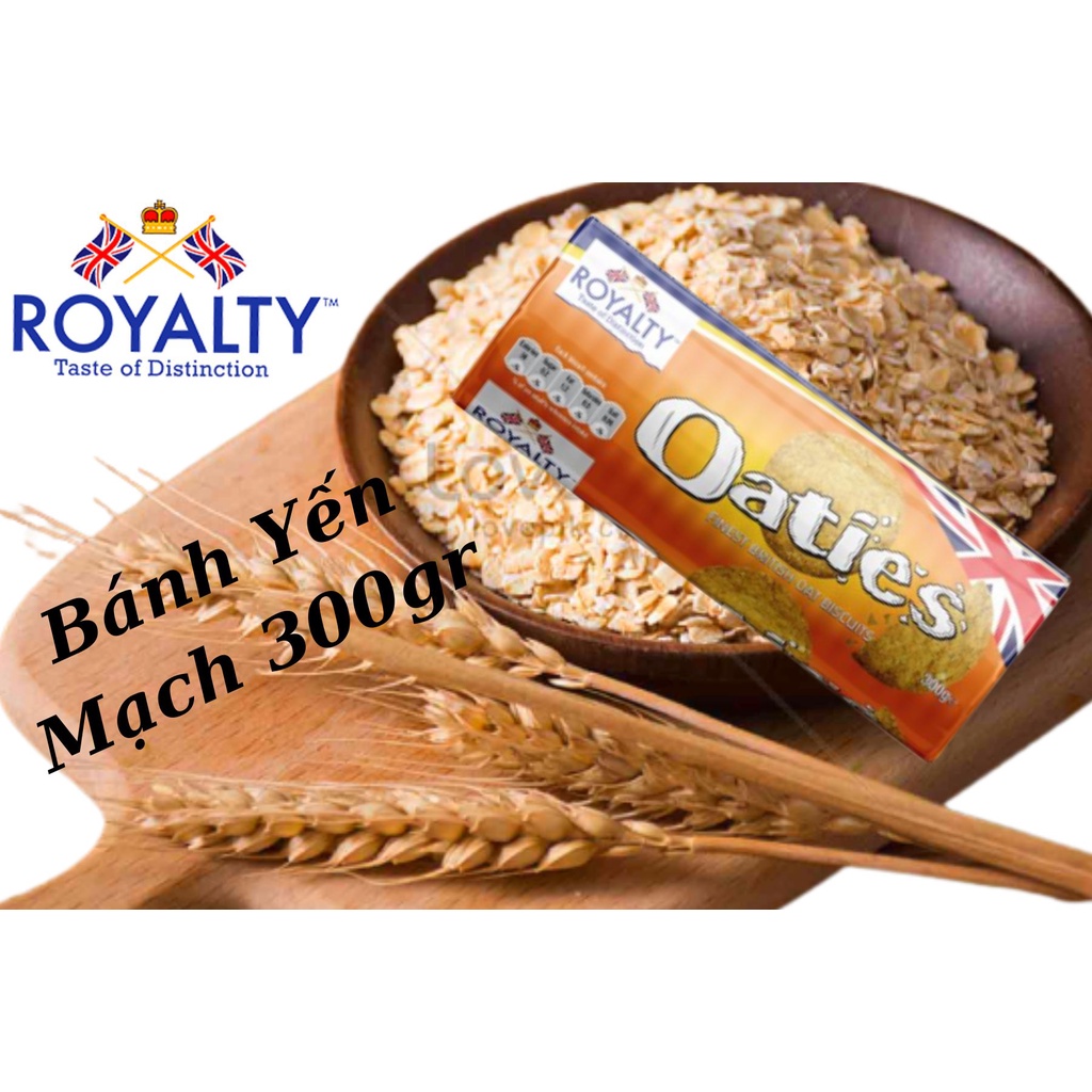 Bánh Quy Yến Mạch Oaties Royalty Ăn Kiêng Healthy Cho Người Giảm Cân - 300g