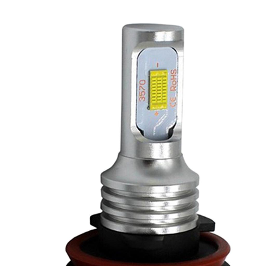 2 Pieces H8/H11-3570 LED Headlights Bulb High/Low Beam 80W 1700-1800LM 6000K