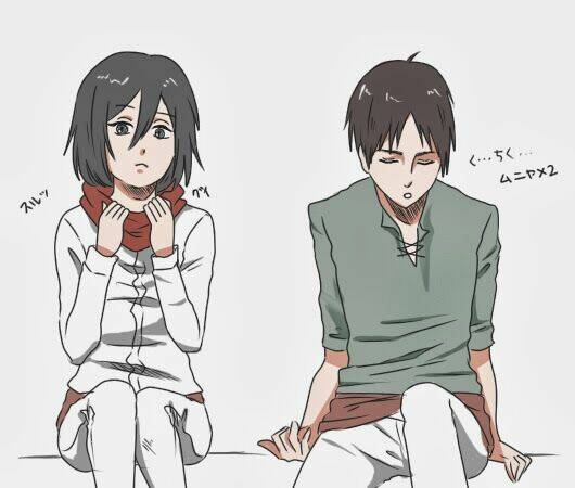 tấn công người khổng lồ - doujinshi eren x mikasa chapter 11 5