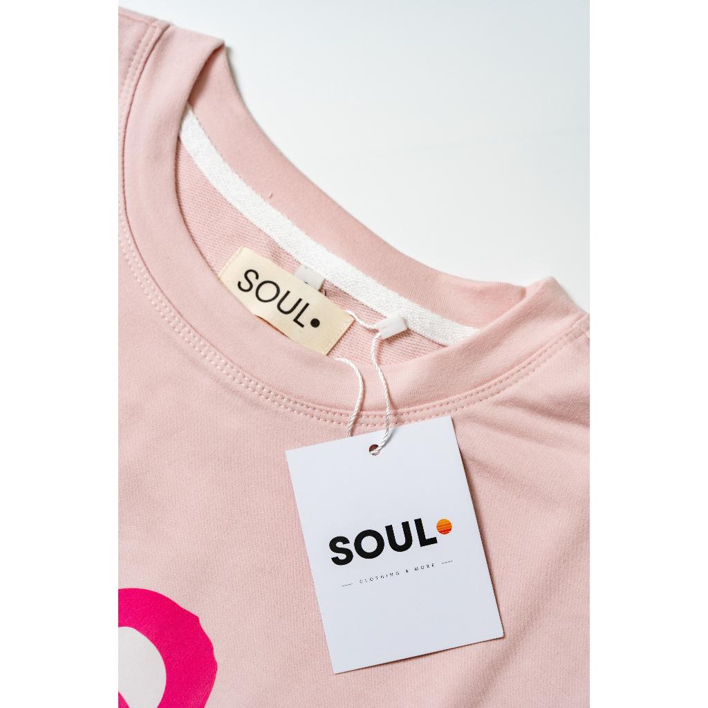 Áo thun pastel gấu dâu Soul Lotso say hi, Áo phông unisex nam nữ oversized tay lỡ form rộng streetwear