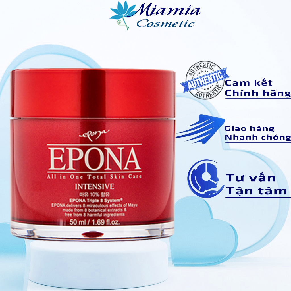 Kem Dưỡng Da EPONA All In One Total Skin Care Intensive Dưỡng Ẩm Chống Lão Hóa