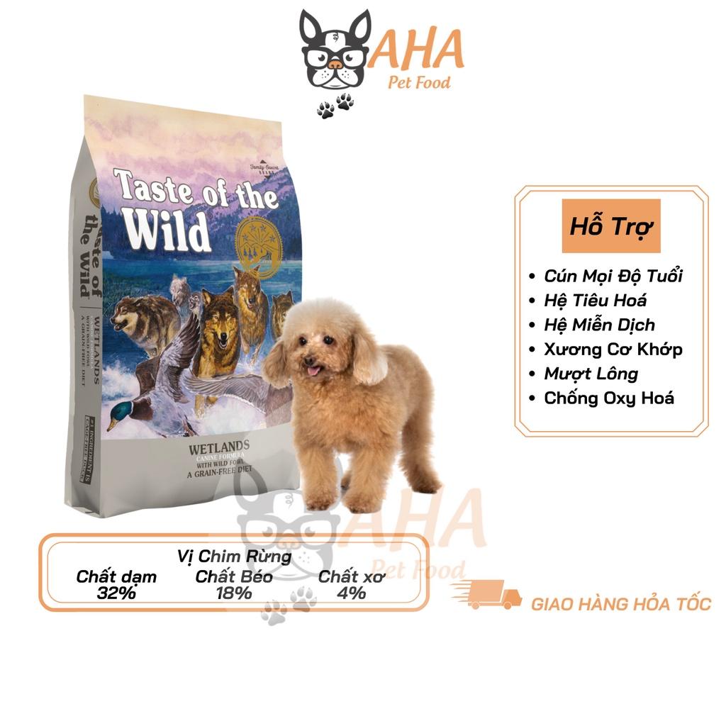 Thức Ăn Cho Chó Poodle Taste Of The Wild Bao 500g - Wetlands Thịt Chim Rừng, Trái Cây Rau Củ Quả