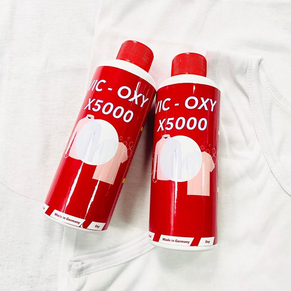 CHAI TẨY TRẮNG QUẦN ÁO X5000, TẨY SIÊU SẠCH, CHAI NHỰA 350 ML